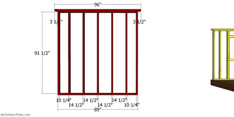 8x12 Modern Office Shed Plans Free Pdf Download Myoutdoorplans