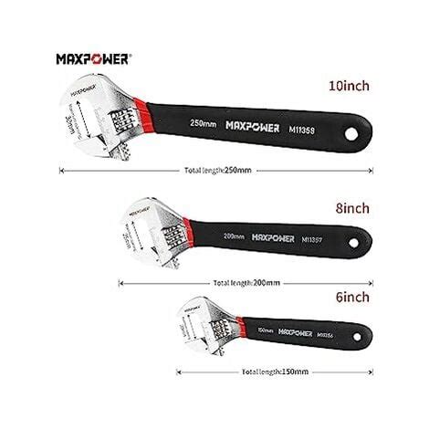 Maxpower Adjustable Spanner Set Pcs Adjustable Wrench Set Shifter