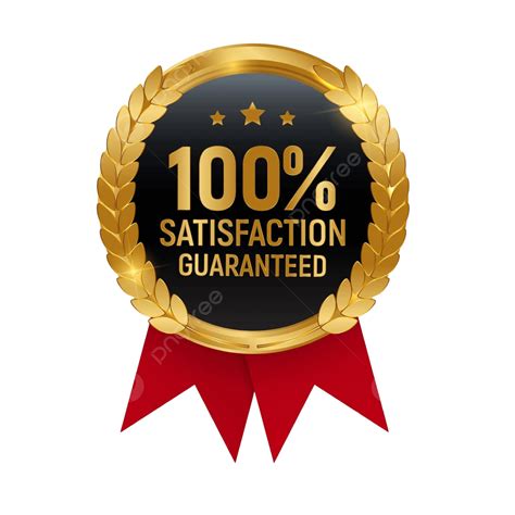 Gold Medal Badge Of Premium Quality With 100 Satisfaction Guarantee