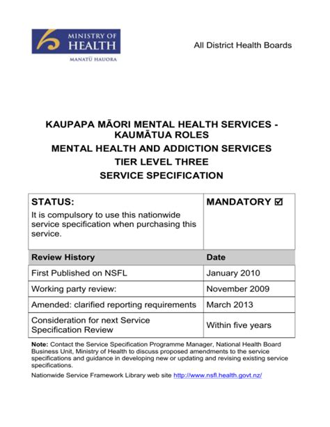 Kaupapa M Ori Mental Health Services