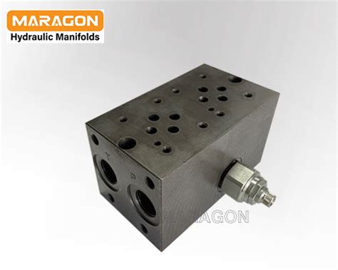 Cetop 3 Ng6 Side Ports Hydraulic Manifold With Relief Valve Cavity China Manufacturer Maragon