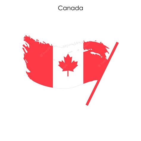 Premium Vector | Canada flag vector