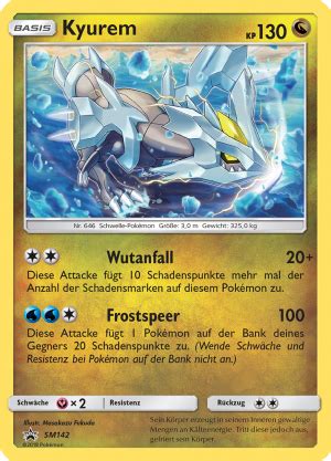 Kyurem Sm Wert Bild K Nstler Seltenheit Pokemonkarte De