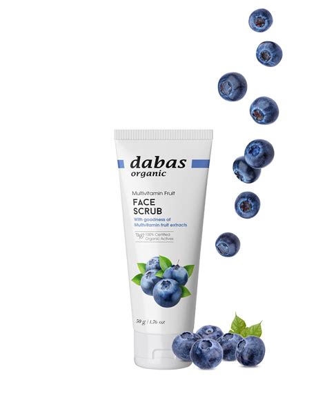 Dabas Organic Multivitamin Fruit Face Scrub Dabas Organic