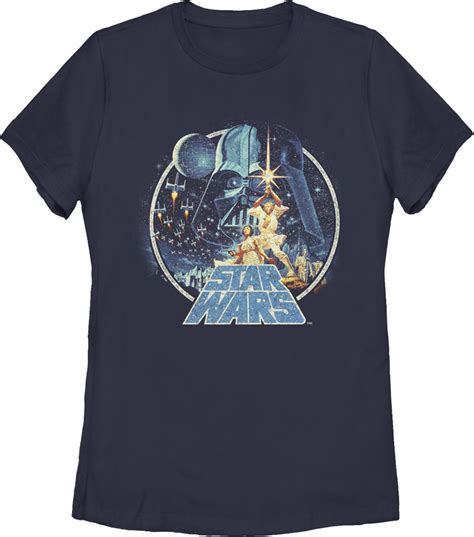 Womens Star Wars A New Hope Poster Art Shirt