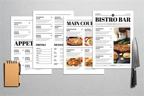 报纸式美食菜单 Newspaper Style Food Menus 云瑞设计