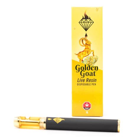 1g Diamond Concentrates Golden Goat Live Resin Disposable Vape