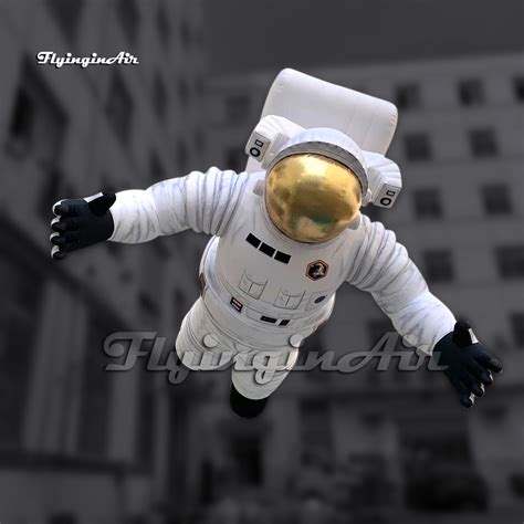 Amazing Giant Hanging Inflatable Astronaut Model White Air Blow Up