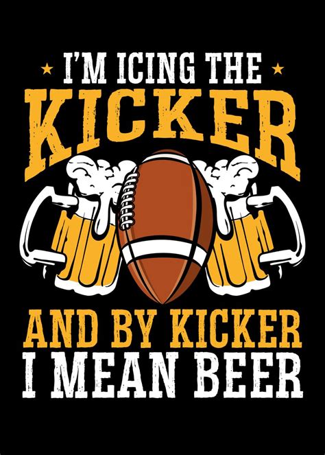 Im Icing The Kicker With B Poster Picture Metal Print Paint By