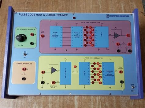 Pulse Code Modulation And Demodulation Trainer Microtek Industries