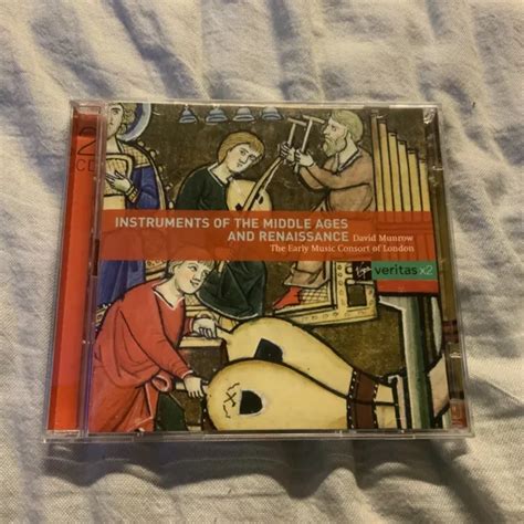 DAVID MUNROW EARLY MUSIC Conso Instruments Of Middle Age And CD 9