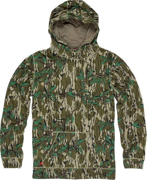 Mossy Oak Men's Men’s Vintage Camo Hunt Hoodie Hooded Sweatshirt ...