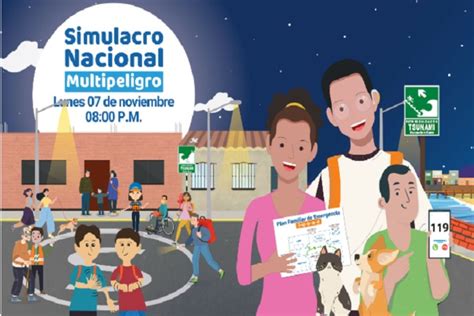 Todos A Participar Esta Noche En El Iii Simulacro Nacional Multipeligro