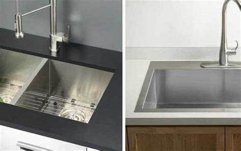 Undermount Vs Overmount Top Mount Sinks Compared