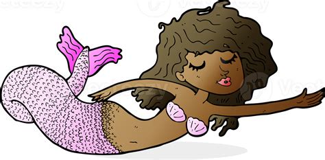 Cartoon Mermaid Drawing 46721421 Png