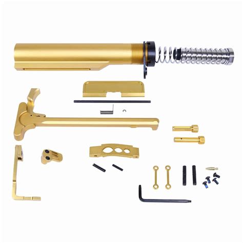 Guntec Usa Ar 15 Essentials Kit Anodized Gold Tactical Transition