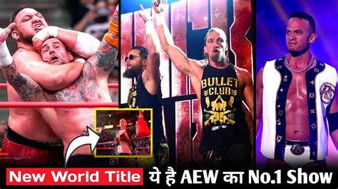 Aew New World Title For Collision Cm Punk Biggest Challenge Aew