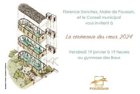 Cérémonie des vœux du maire à la population Ville de Poussan