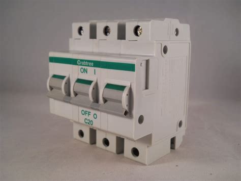 Crabtree Polestar Mcb Type C A Triple Pole Phase Breaker C