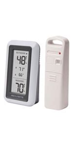 AcuRite Digital Thermometer With Indoor Outdoor Temperature And Daily