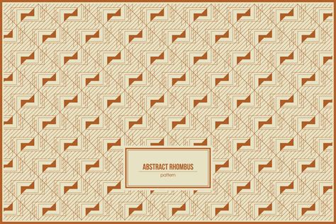 Modern Abstract Rhombus Pattern With Multiple Thin Line 17115009 Vector