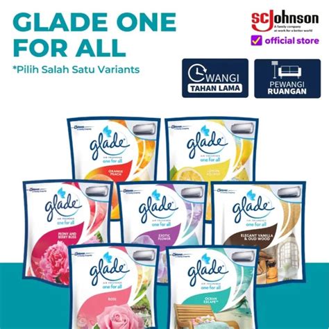 Jual Glade One For All 70gr Pengharum Ruangan Pewangi Shopee Indonesia