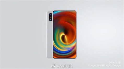 小米mix 2s背部類似蘋果iphone X！正面絕對不會採用劉海屏 每日頭條