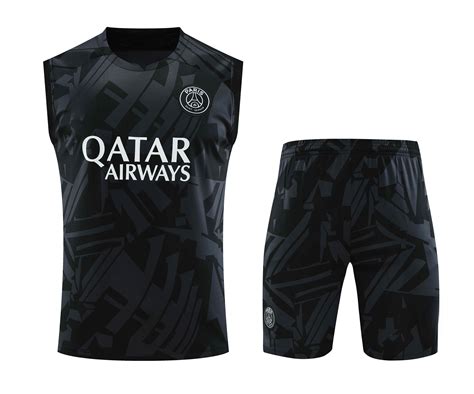 Conjunto Treino Regata Short Psg Preto Catalogo