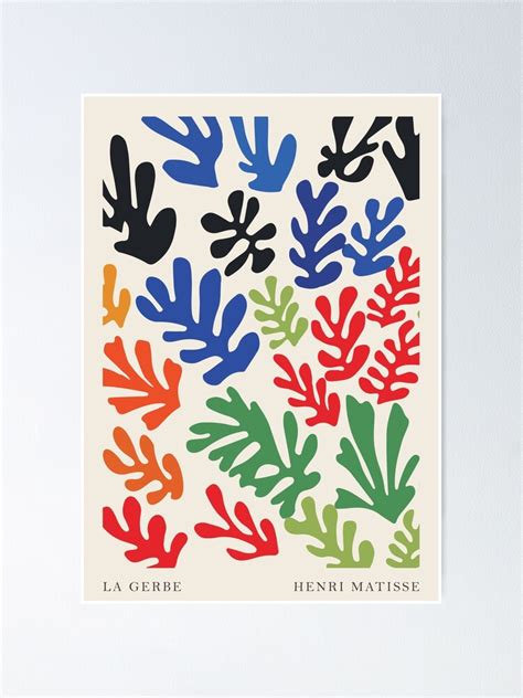 Henri Matisse Cut Outs 22 Poster For Sale By GoodMoreInc Redbubble