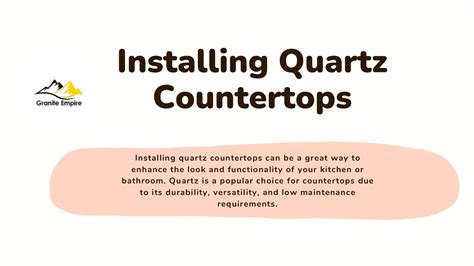 Installing Quartz Countertops - graniteempirehuntsville - Page 1 - 7 ...