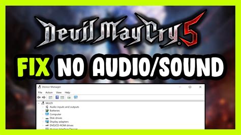 How To Fix Devil May Cry No Audio Sound Not Working Youtube