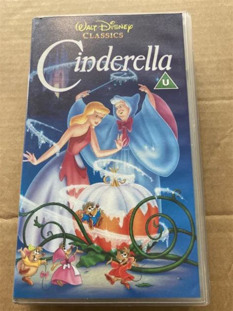 CINDERELLA VHS PAL 1992 Rare Walt Disney Classics Video Tape VHS EUR 1