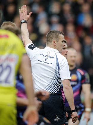 Referee Tom Foley During Anglo Welsh Editorial Stock Photo - Stock ...