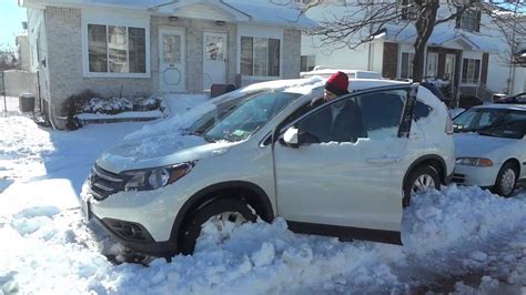 Honda Crv Ex L First Snow Test Youtube