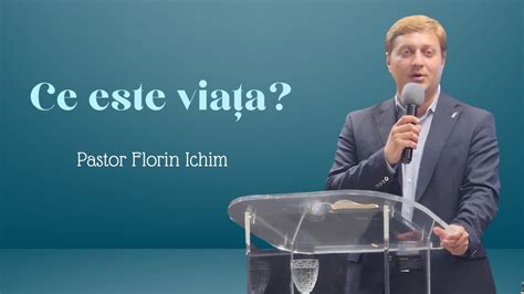 Pastor Florin Ichim Ce este Viața Biserica Sfânta Treime Paris 02