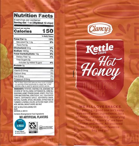 Clancy S Kettle Chips Hot Honey