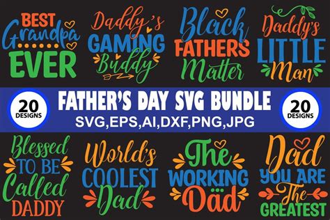 Father S Day Svg Bundle Vol 3 Bundle · Creative Fabrica