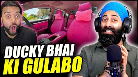 Ducky Bhai Ne Aroob Ki Gari Pink Kardi Indian Reaction Punjabireel