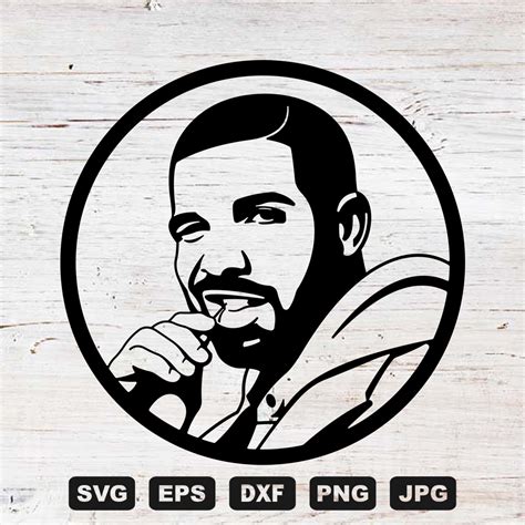 Drake 2 SVG Cutting Files, Rapper Digital Clip Art, Hip hop | Inspire Uplift