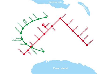 Official map of the Baku Metro on Behance