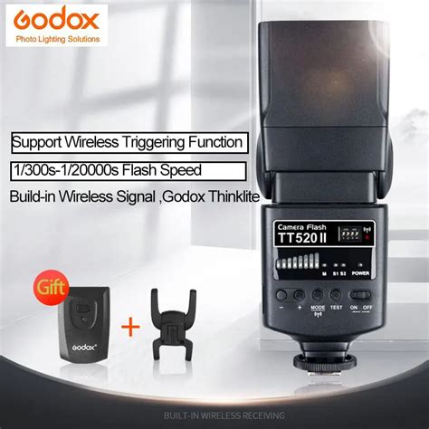 Godox Tt Ii Flashes Built In Wireless Signal Godox Thinklite Mhz