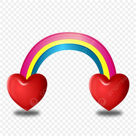 Rainbow Heart Clip Art