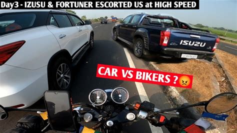 😰suv Cars Vs Biker Isuzu Vs Gt650😈 Escaped From Yamuna Expressway