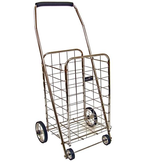 The Easy Wheels Mini Elite Shopping Cart By Narita Trading Folds Flat