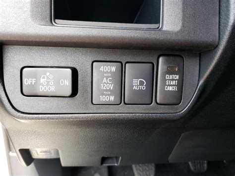 Back Light On Clutch Start Cancel And 400w Switch Lower Dash Tacoma World