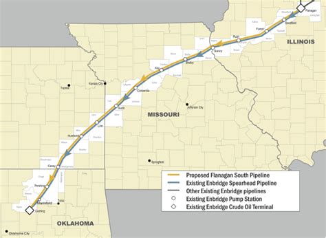 Enbridge Pipeline Map