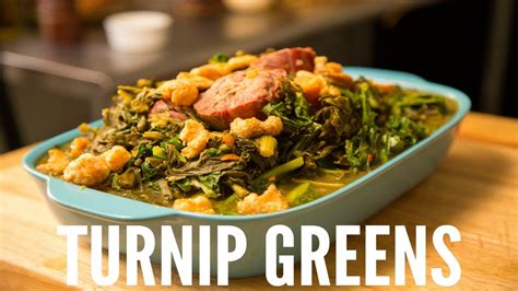 Turned Up Turnip Greens Thanksgiving Special Son Of A Southern Chef