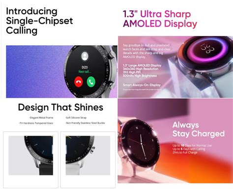 DIZO Watch R Talk With 1 3 AMOLED Display And DIZO Watch D Talk With