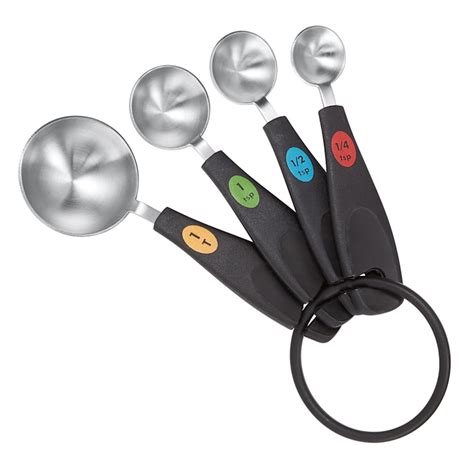 Oxo Set Of 4 Stainless Steel Measuring Spoons At Home