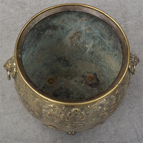 An 18th Century Brass Flower Pot Bukowskis